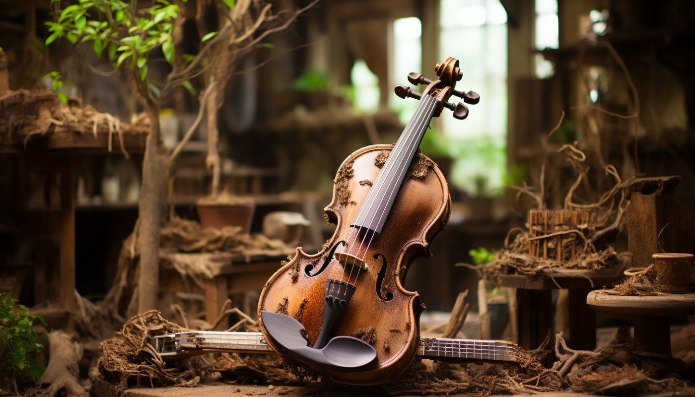 La melodía de un árbol: Crear instrumentos con madera reciclada